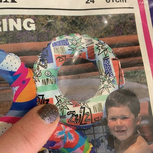 New Vintage 1991 Intex # 59241
The Wet Set Swim Ring Pool Float
24” - Picture 3 of 14